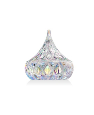 Godinger Candy Dish, Iridescent Hershey's Kiss In Clear