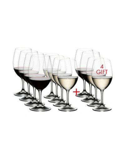 Riedel Ouverture Buy 8, Get 12 Red And White Wine Glass Set