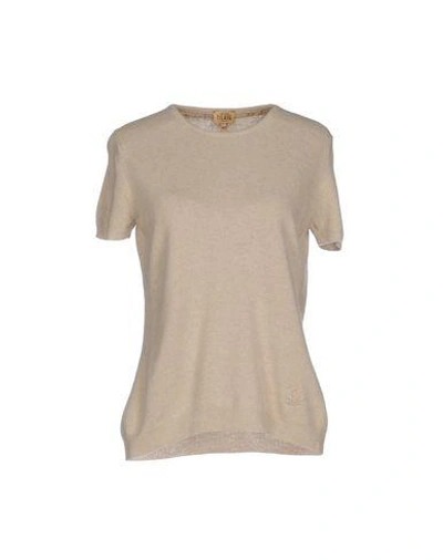 Alviero Martini 1a Classe Sweaters In Beige