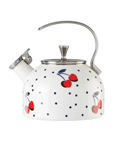 Kate Spade Vintage Cherry Dot Tea Kettle In Clear