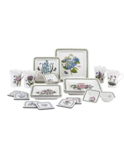Portmeirion Botanic Garden 22-pc Square Dinnerware Set, Exclusive To Macy's In White