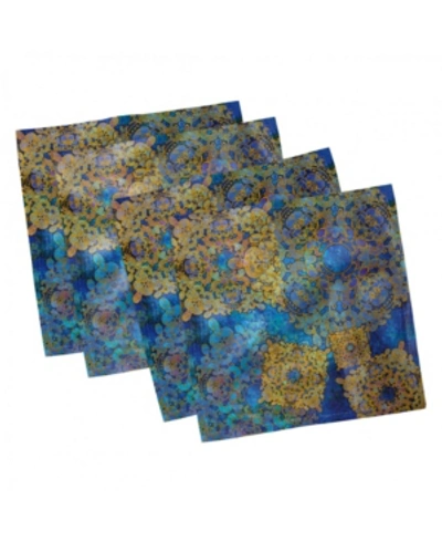 Ambesonne Ethnic Set Of 4 Napkins, 12" X 12" In Multi