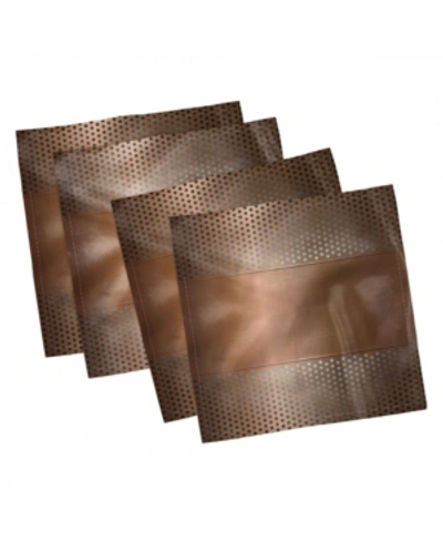Ambesonne Industrial Set Of 4 Napkins, 12" X 12" In Multi
