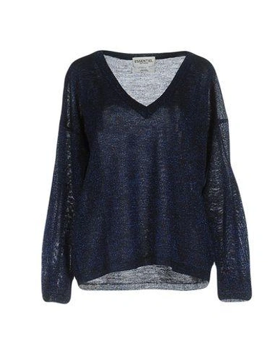 Essentiel Antwerp Sweater In Dark Blue
