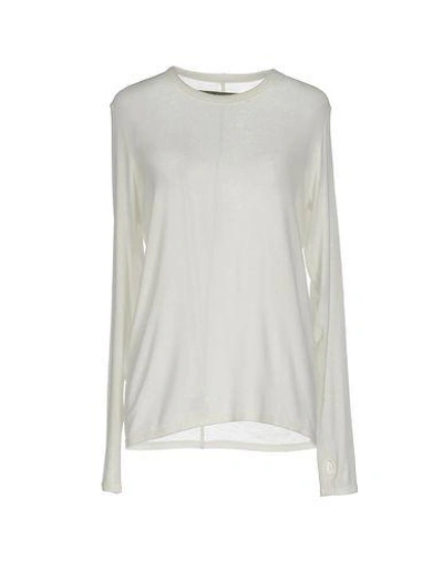 Enza Costa Sweaters In Ivory