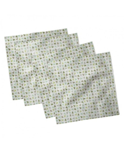 Ambesonne Winter Set Of 4 Napkins, 12" X 12" In Multi