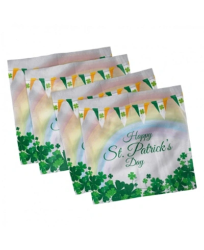 Ambesonne St. Patrick's Day Set Of 4 Napkins, 18" X 18" In Multi