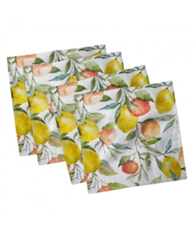 Ambesonne Nature Set Of 4 Napkins, 18" X 18" In Multi
