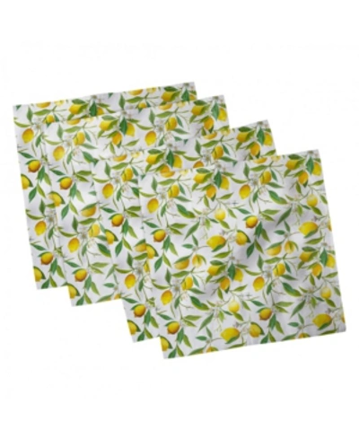 Ambesonne Nature Set Of 4 Napkins, 18" X 18" In Multi