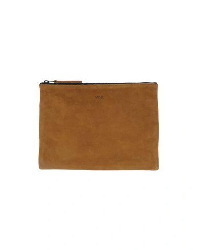 Wood Wood Pouches In Brown