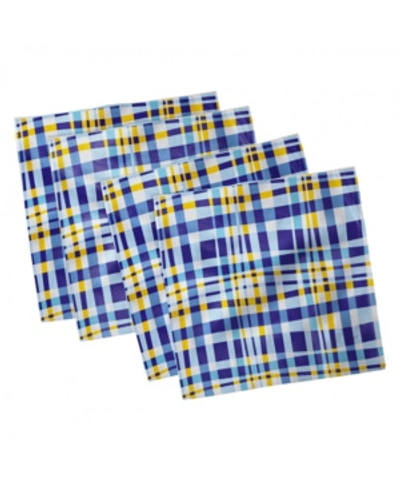 Ambesonne Abstract Cartoon Set Of 4 Napkins, 18" X 18" In Multi