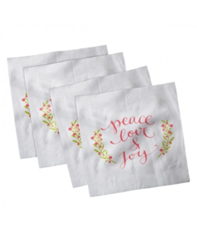 Ambesonne Saying Set Of 4 Napkins, 18" X 18" In Multi