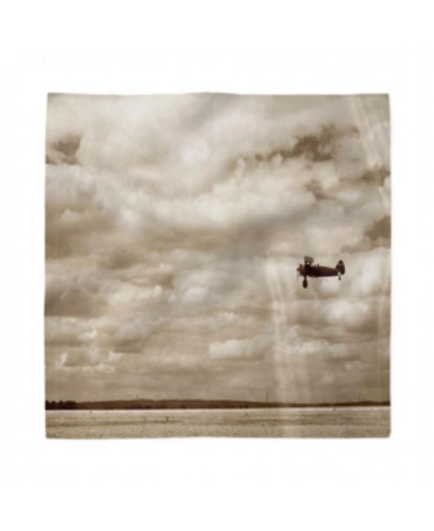 Ambesonne Vintage-like Airplane Set Of 4 Napkins, 18" X 18" In Multi