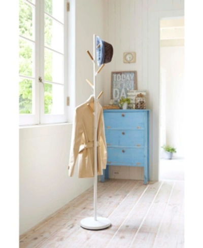 Yamazaki Plain Coat Hanger In White