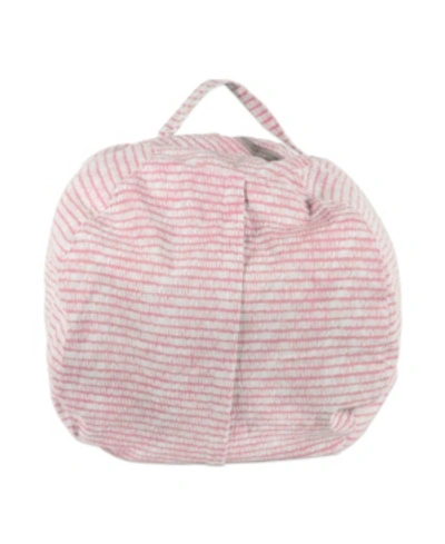 Design Imports Polyester Kids Keeping Score Sorbet Bean Bag In Pink