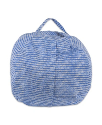 Design Imports Polyester Kids Keeping Score Bean Bag In Blue