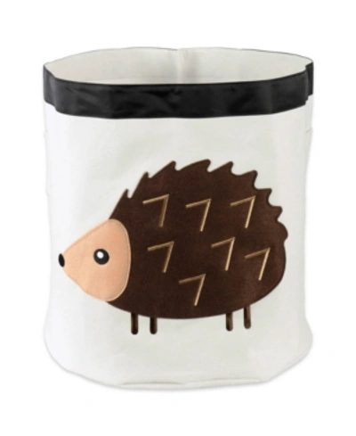 Design Imports Hedgehog Storage Basket In Brown