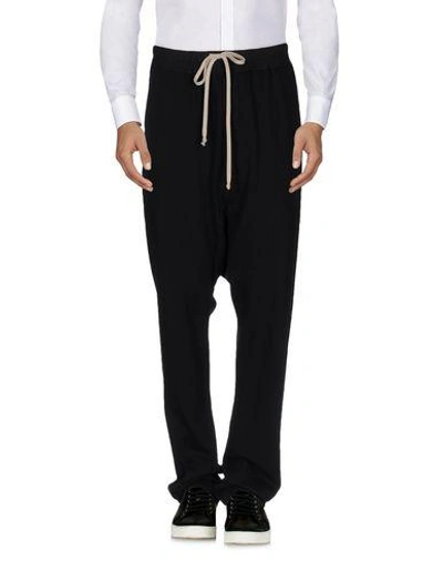 Rick Owens Drkshdw Casual Pants In Black