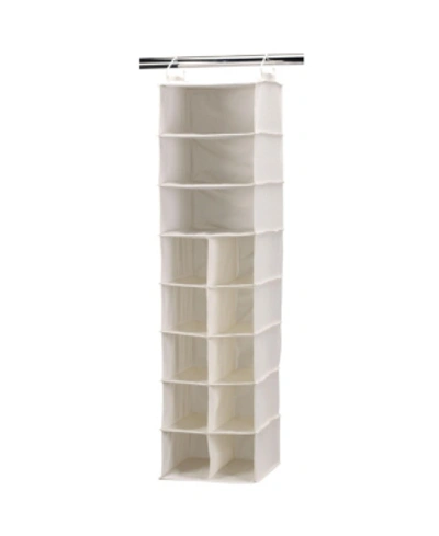 Household Essentials Hanging Shoe Organizer In Cream