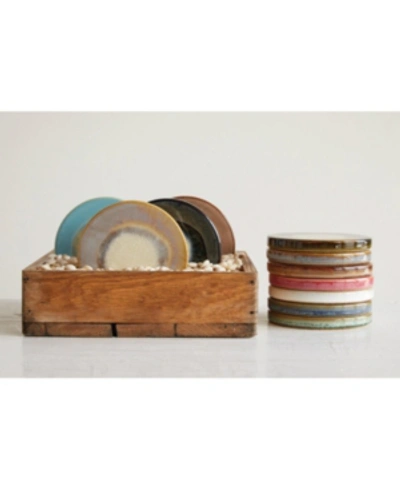 3r Studio Stoneware Trivets In Multicolor