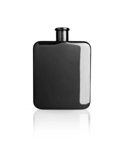 Viski Gunmetal Flask In Black