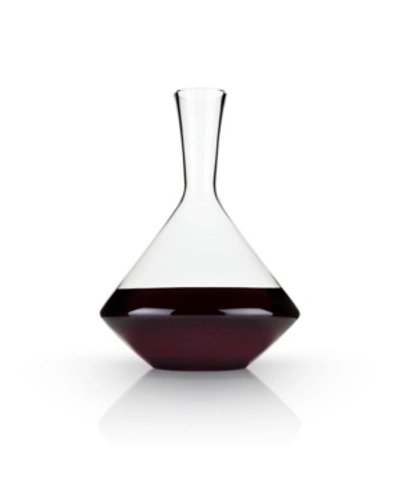 Viski Angled Wine Decanter, 60 oz In Brown