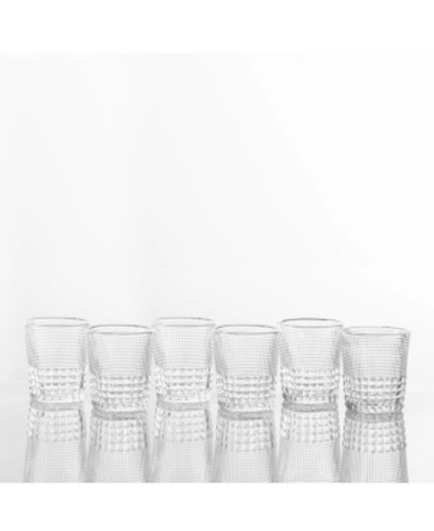 Fortessa Malcolm Double Old Fashioned Glasses, Set Of 6 In Clear