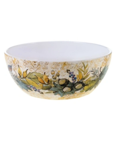 Certified International Harvest Gatherings Deep Bowl In Blue