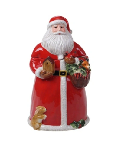 Certified International Magic Of Christmas Santa Cookie Jar In Open Miscellaneous