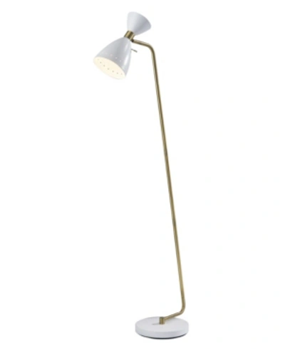 Adesso Oscar Floor Lamp In White