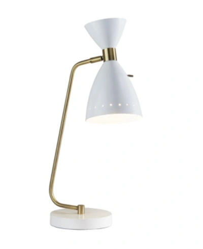 Adesso Oscar Desk Lamp In White