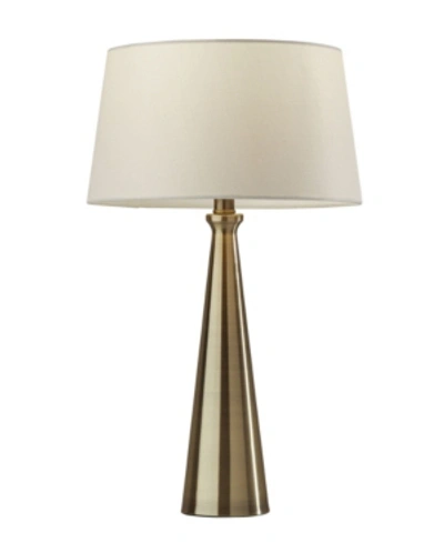Adesso Lucy 2 Piece Table Lamp Bonus Pack In Brass
