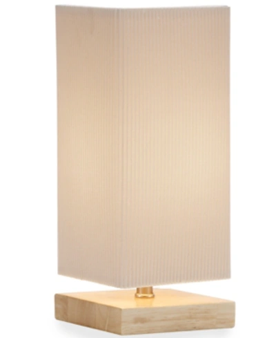 Adesso Angelina Lantern Table Lamp In Silver/beige
