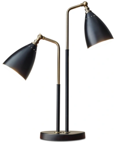 Adesso Chelsea Desk Lamp In Black