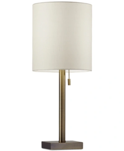 Adesso Liam Table Lamp In Antique Brass