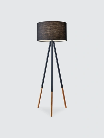 Adesso Louise Tripod Floor Lamp In Black