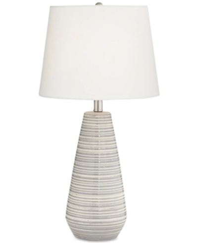 Kathy Ireland Pacific Coast Sully Table Lamp In Grey