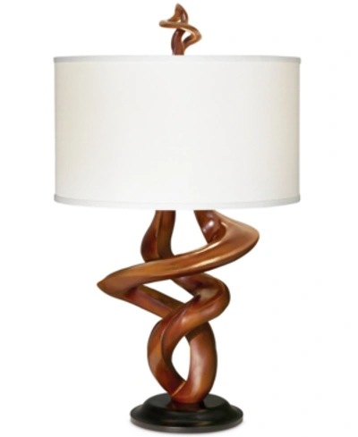 Kathy Ireland Home By Pacific Coast Tribal Impressions Table Lamp In Walnut