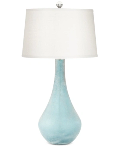 Kathy Ireland Pacific Coast City Shadow Table Lamp In Light Blue