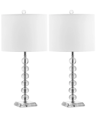 Safavieh Set Of 2 Victoria Crystal Ball Lamps
