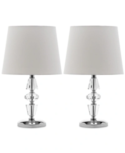 Safavieh Set Of 2 Crescendo Table Lamps In White