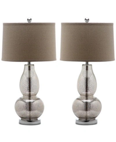 Safavieh Mercurio Set Of 2 Table Lamps In Bronze