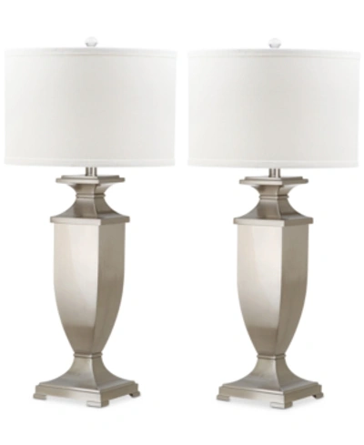 Safavieh Set Of 2 Ambler Table Lamps In Chrome