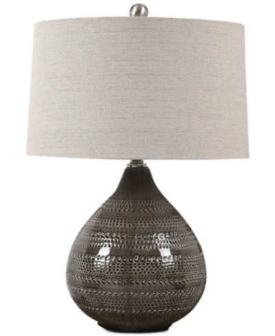 Uttermost Batova 24.5in Table Lamp In Gray