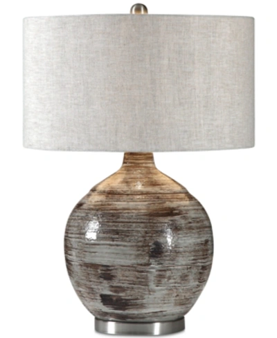Uttermost Tamula Distressed Table Lamp In Blue