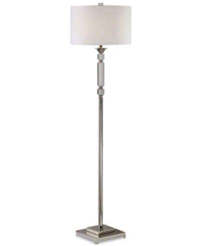 Uttermost Volusia Floor Lamp In Silver