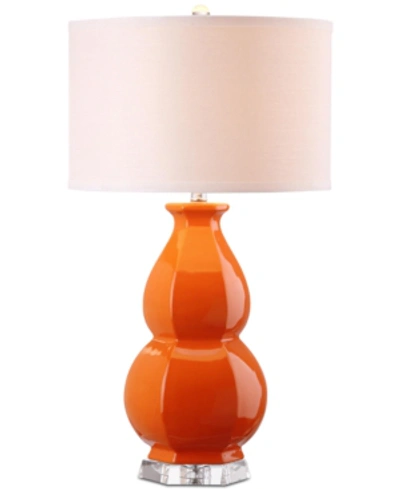 Safavieh Juniper Table Lamp In Orange
