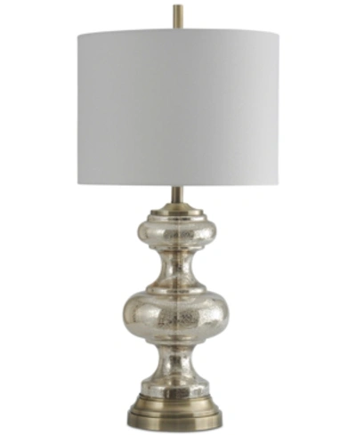 Stylecraft Northbay Antique Table Lamp In Silver