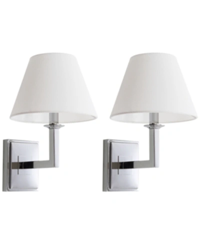 Safavieh Pauline Set Of 2 Sconces In Silver