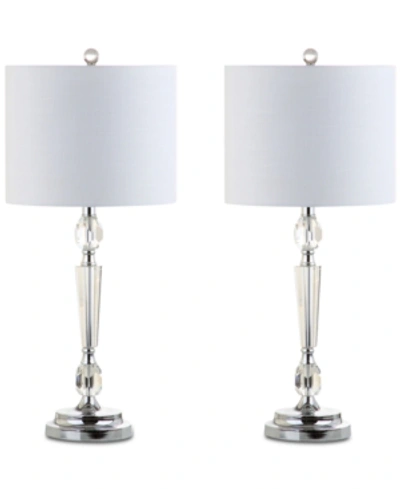 Jonathan Y Set Of 2 Victoria Table Lamps In Clchrome